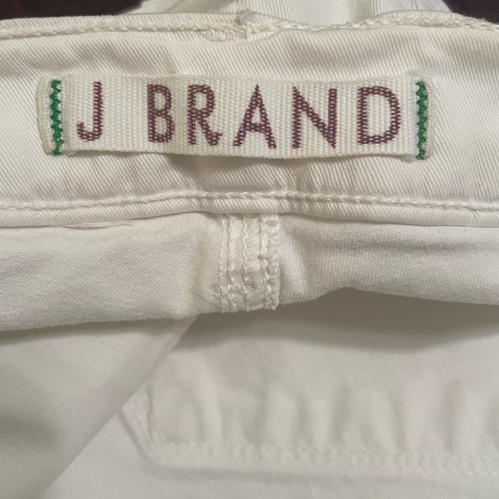 J Brand White Skinny Jeans